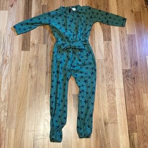 Crewcuts green star jumpsuit